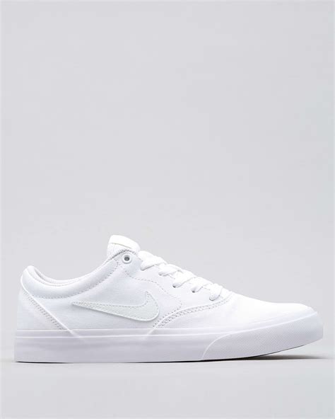 Nike charge canvas white